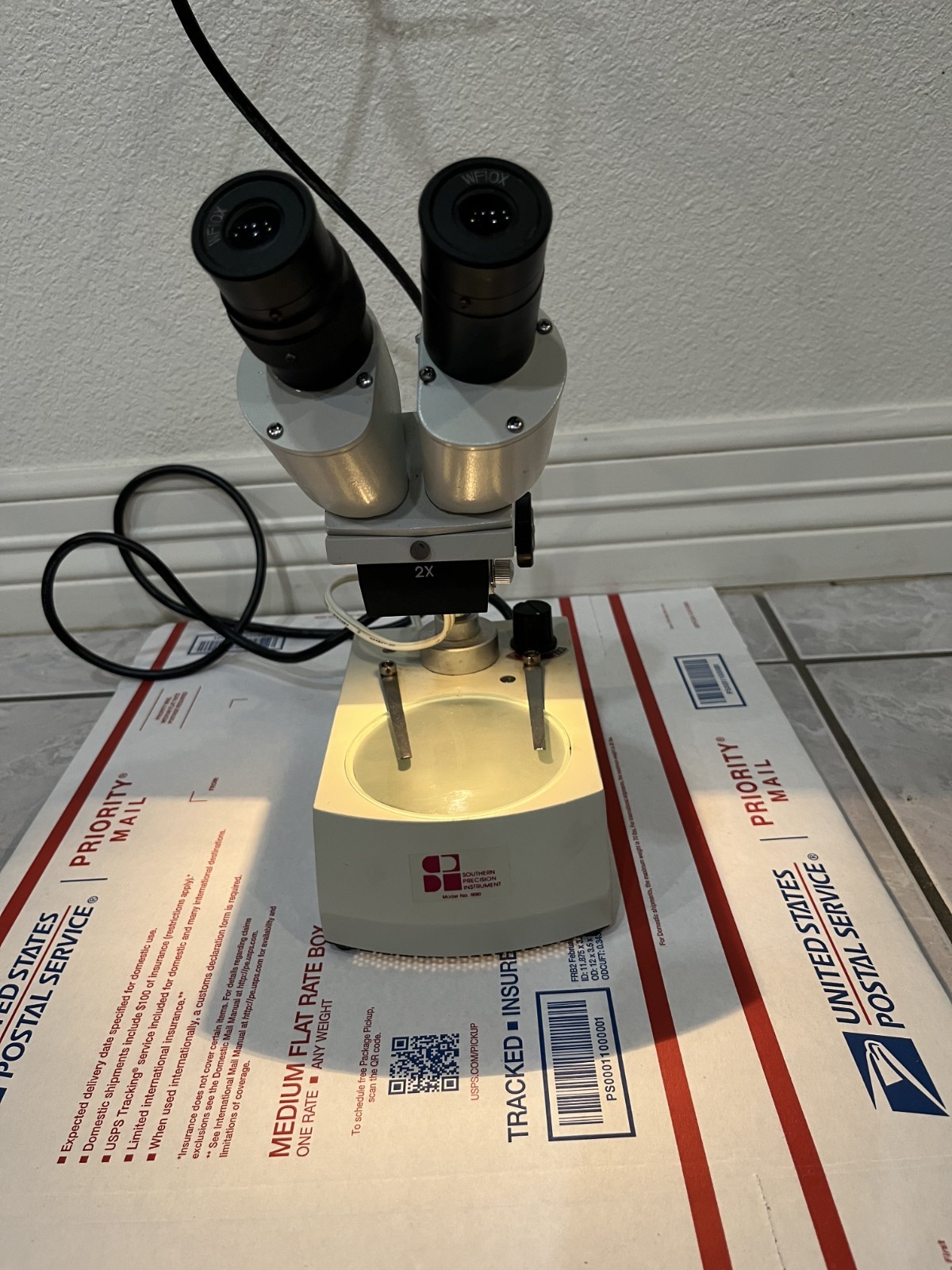 SPI Southern Precision Instrument Illuminating Microscope Mod 1890