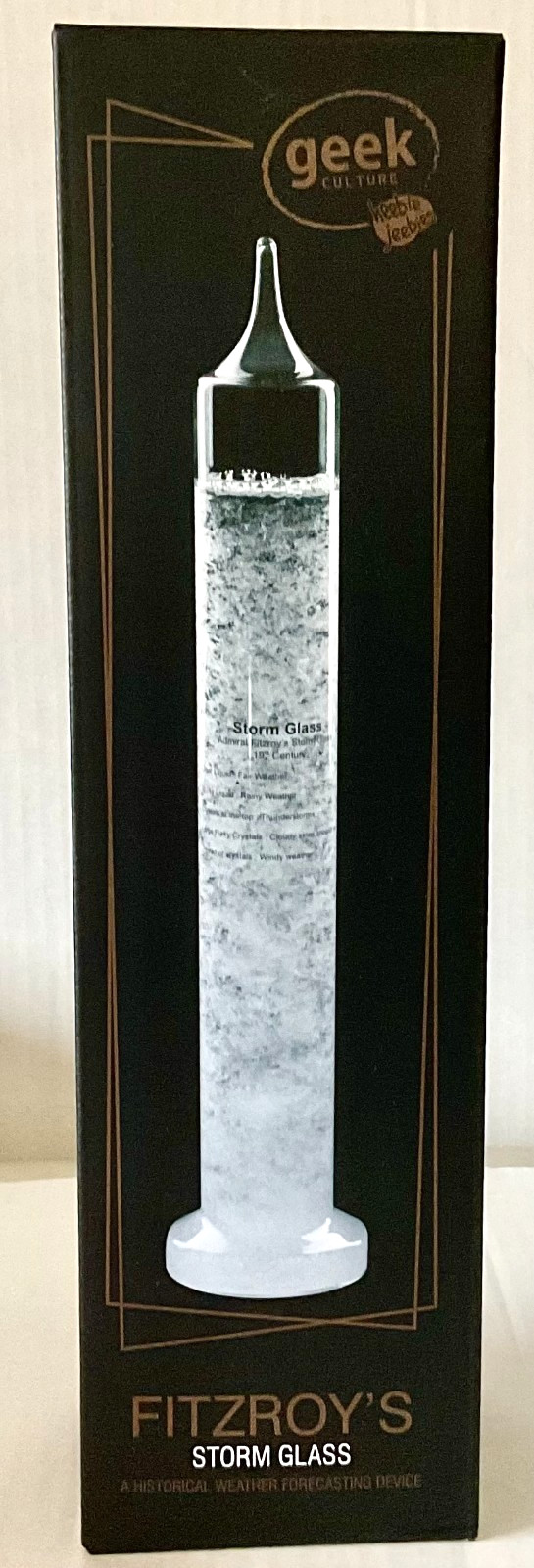 Fitzroy Storm Glass 11" Heebie Jeebies New In Box