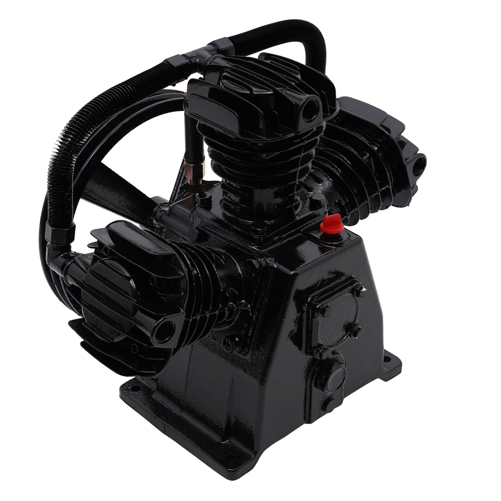 5-HP Single-Stage Inline-Twin Replacement Air Compressor Pump 3 3 Cylinder Head