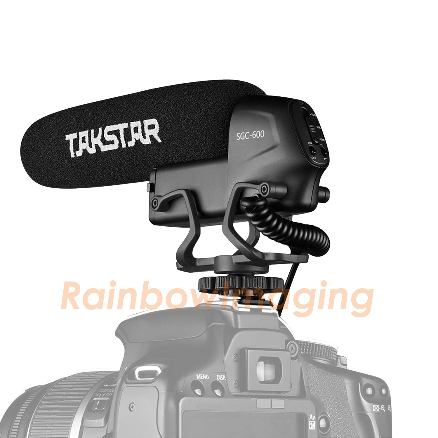 TAKSTAR SGC-600 Cardiod Shotgun Interview Microphone Mic for Canon Nikon DSLR