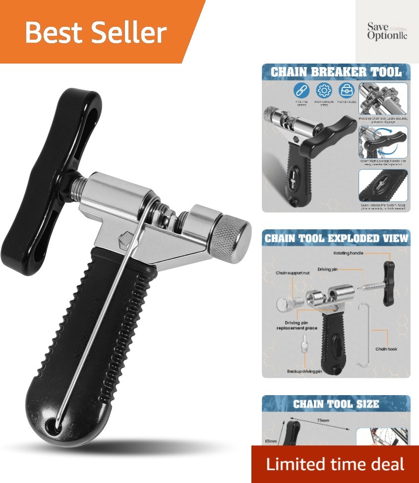 Universal Bike Chain Tool, Road & Mountain Bicycle Chain Breaker & Installer ...