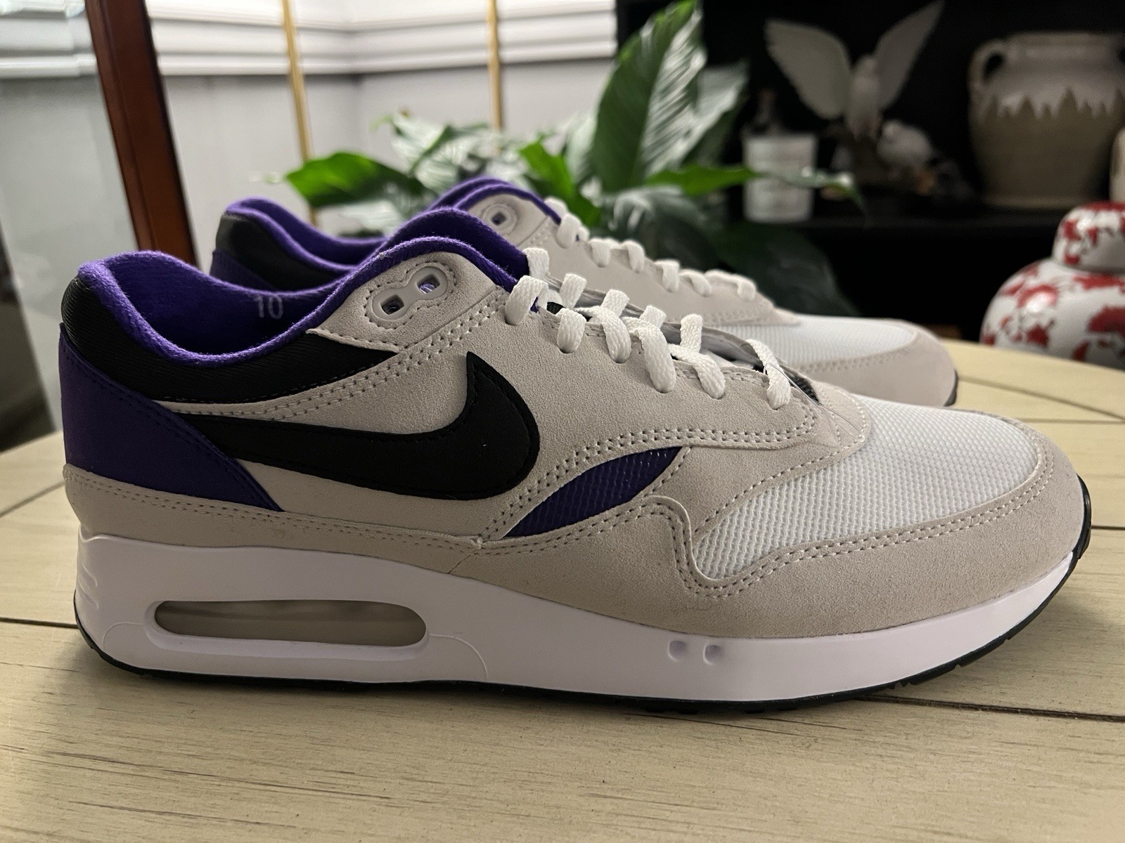 Nike Golf Air Max 1  '86 OG  G Shoes Color:  Grey/Black/White/Purple. Sz 10