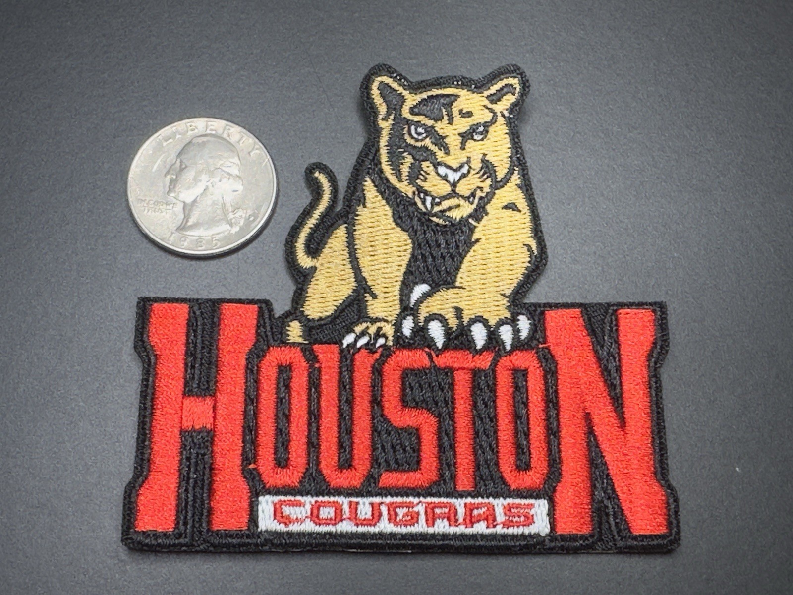 Houston Cougars Embroidered Iron On Patch