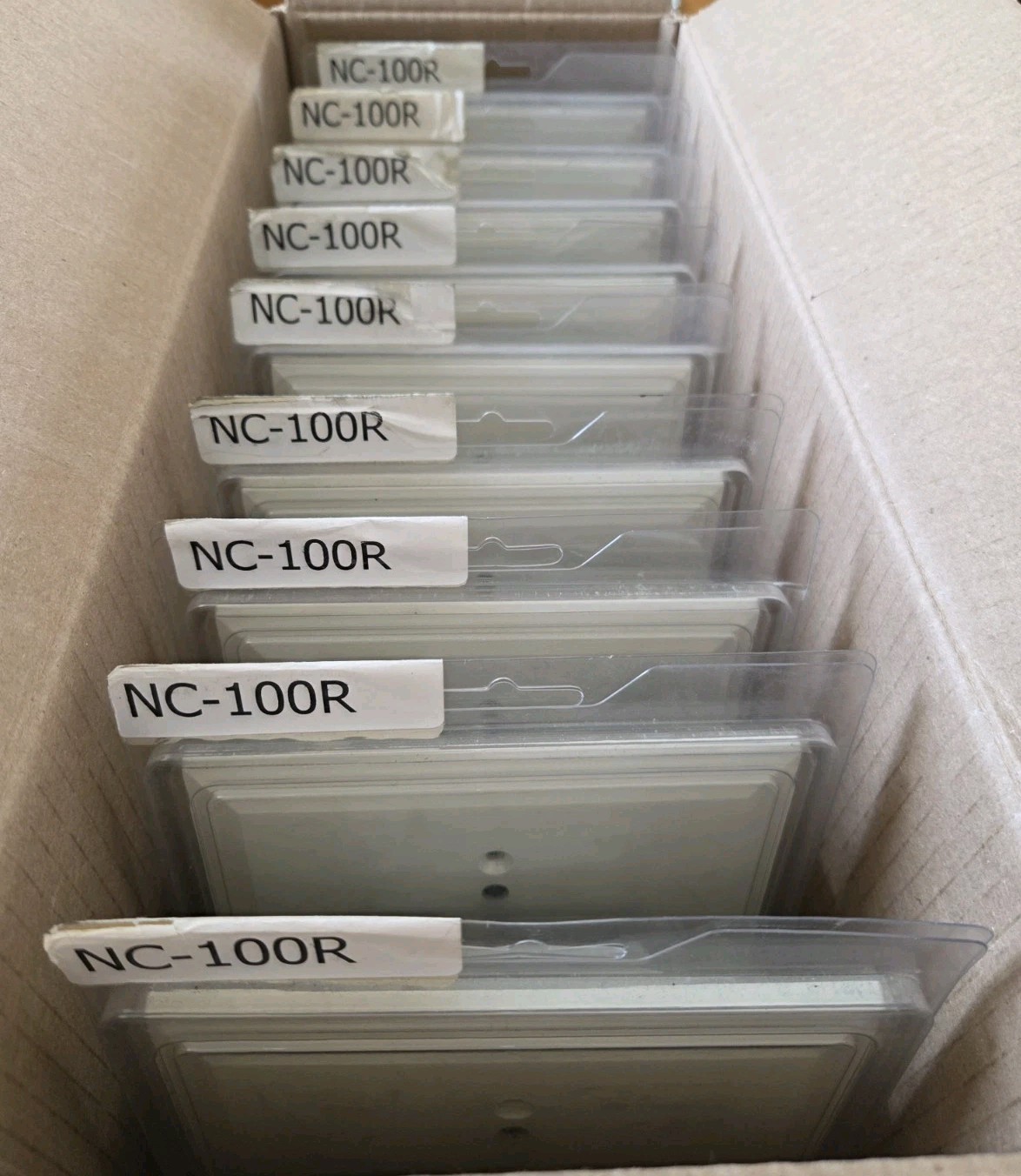 NOTIFIER NC-100R FIRE ALARM RELAY MODULE - "IVORY" COVER - BRAND NEW - 9 AVAIL.