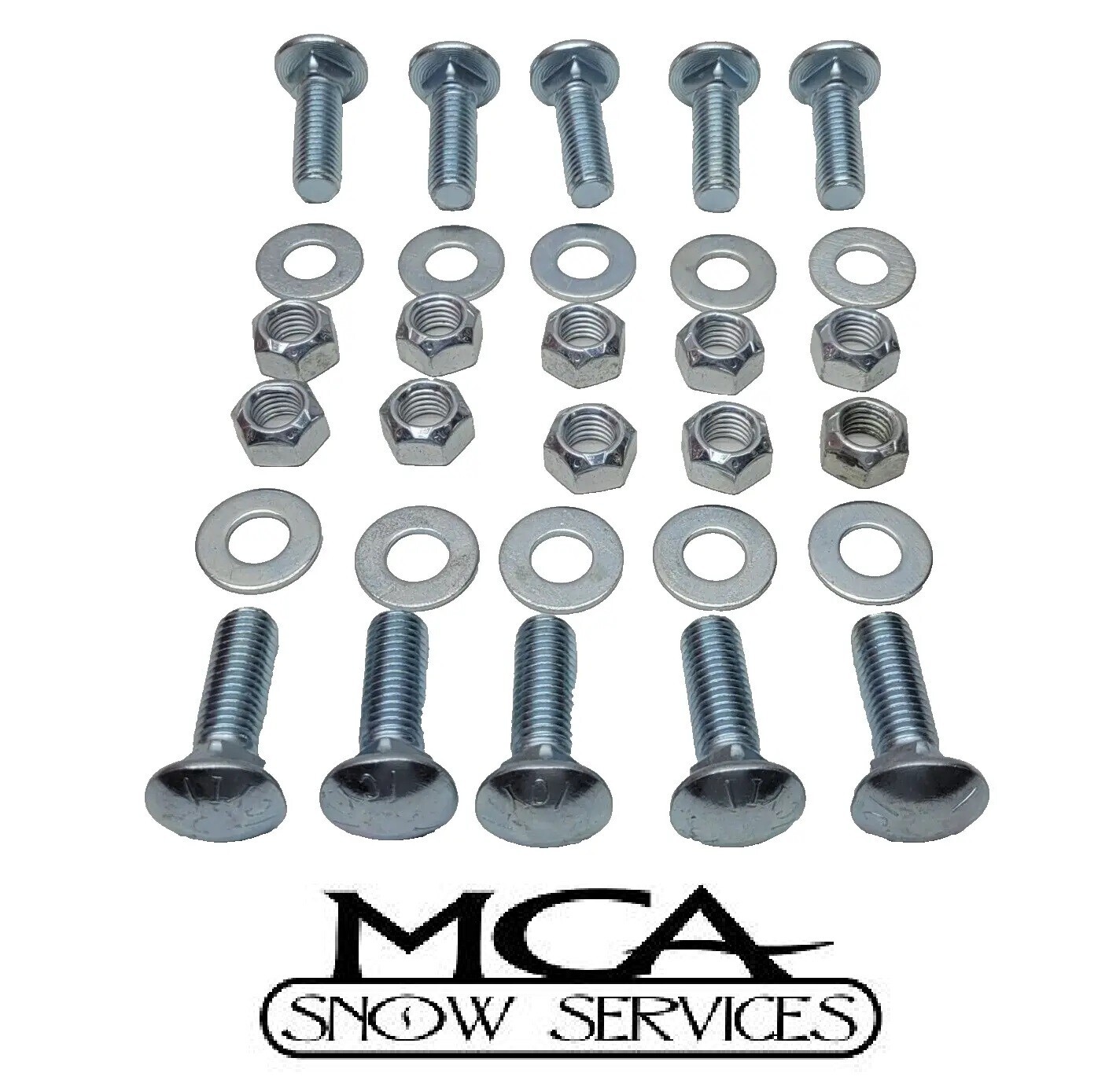 BOSS WESTERN FISHER SNOW PLOW CUTTING EDGE BOLT KIT 5/8-11 X 2 (10) BAX00096