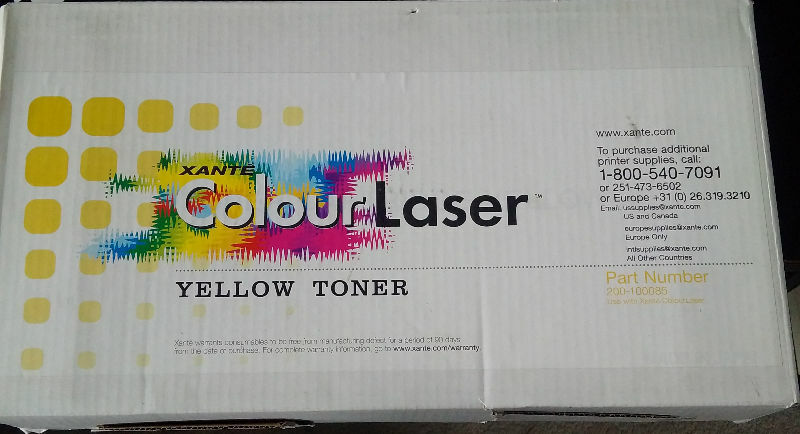 Xante Colour Laser Yellow Toner 200-100085