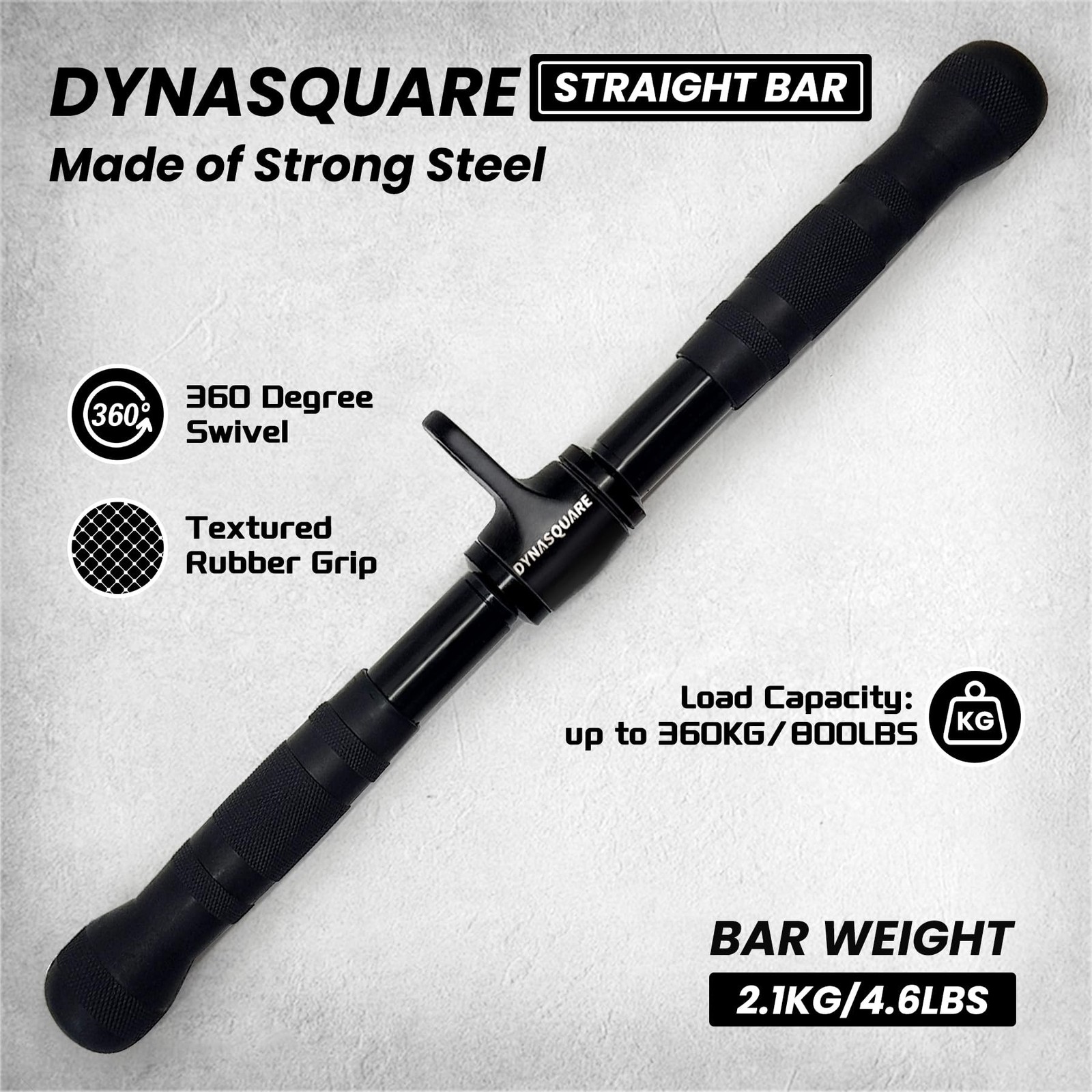 Cable Machine Attachments Combo, Heavy Duty Solid Steel LAT Pulldown Attachme...