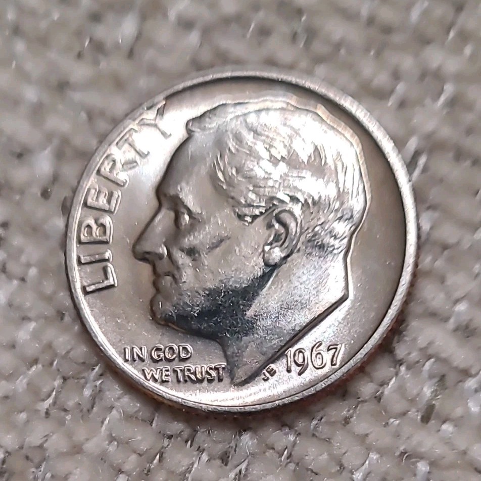 1967 Roosevelt Dime Uncirculated 10C US Coin Uncertified Collectible US Currency