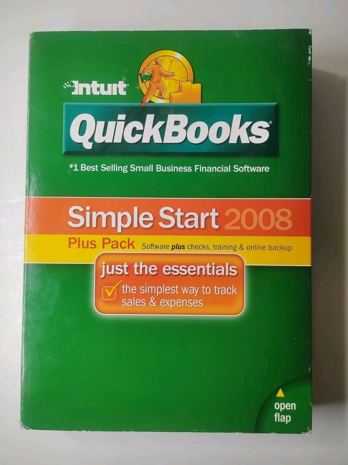 QuickBooks Simple Start 2008 Essentials Edition Financial Windows Vista 2000 XP