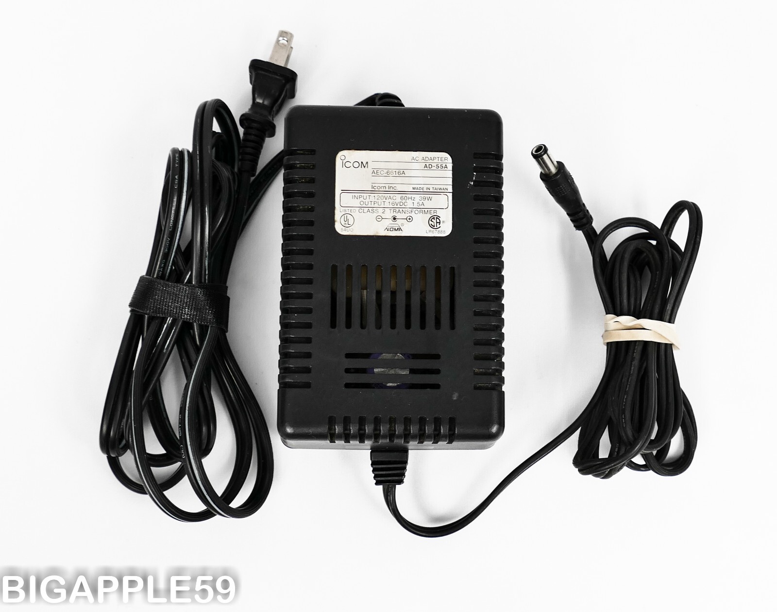 Icom IC-R75 and IC-R8500 Receiver Original Replacement AD-55A Adapter 120 VAC