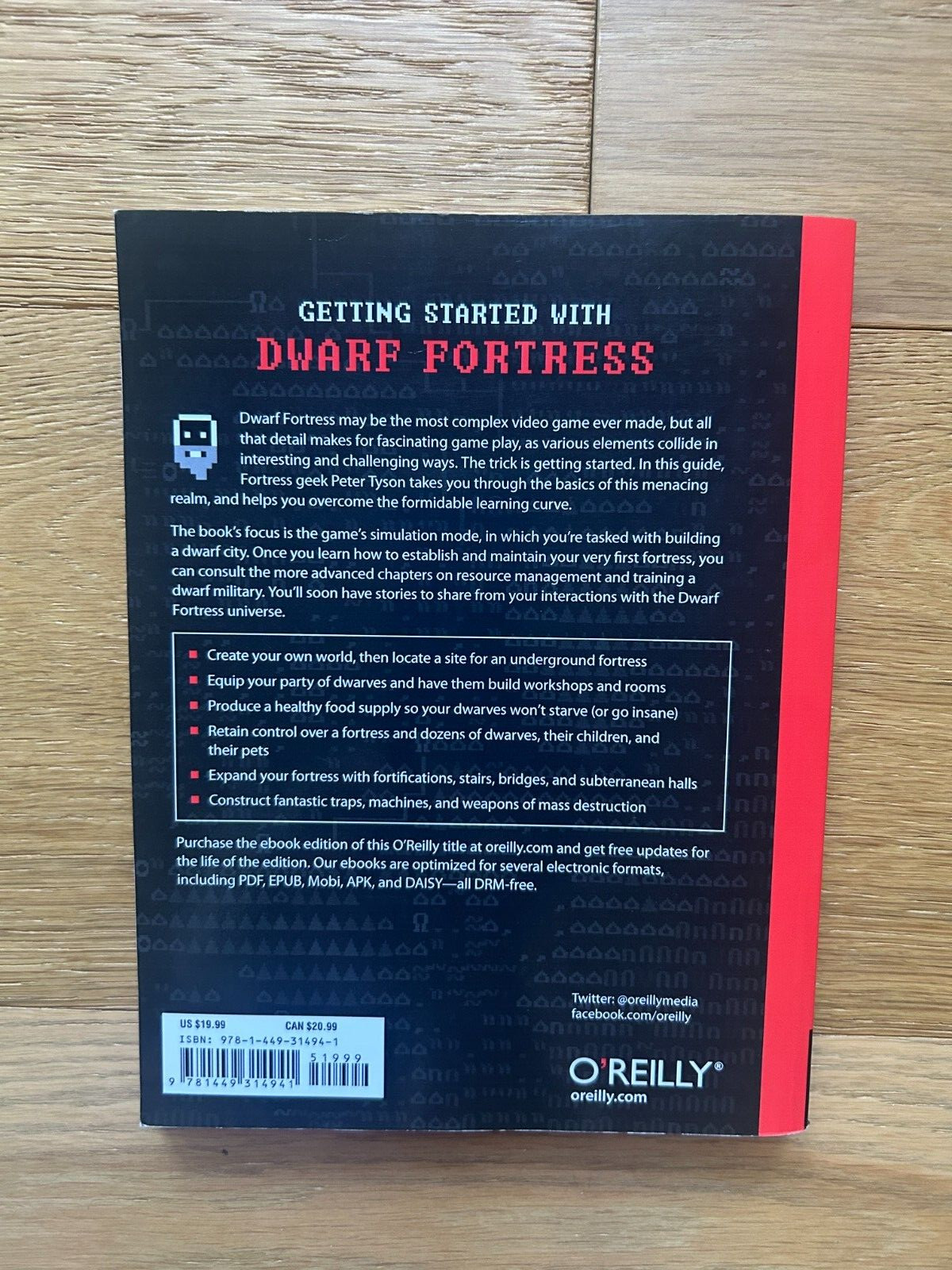 Getting Started with DWARF FORTRESS by Peter Tyson 2012 Paperback Book
