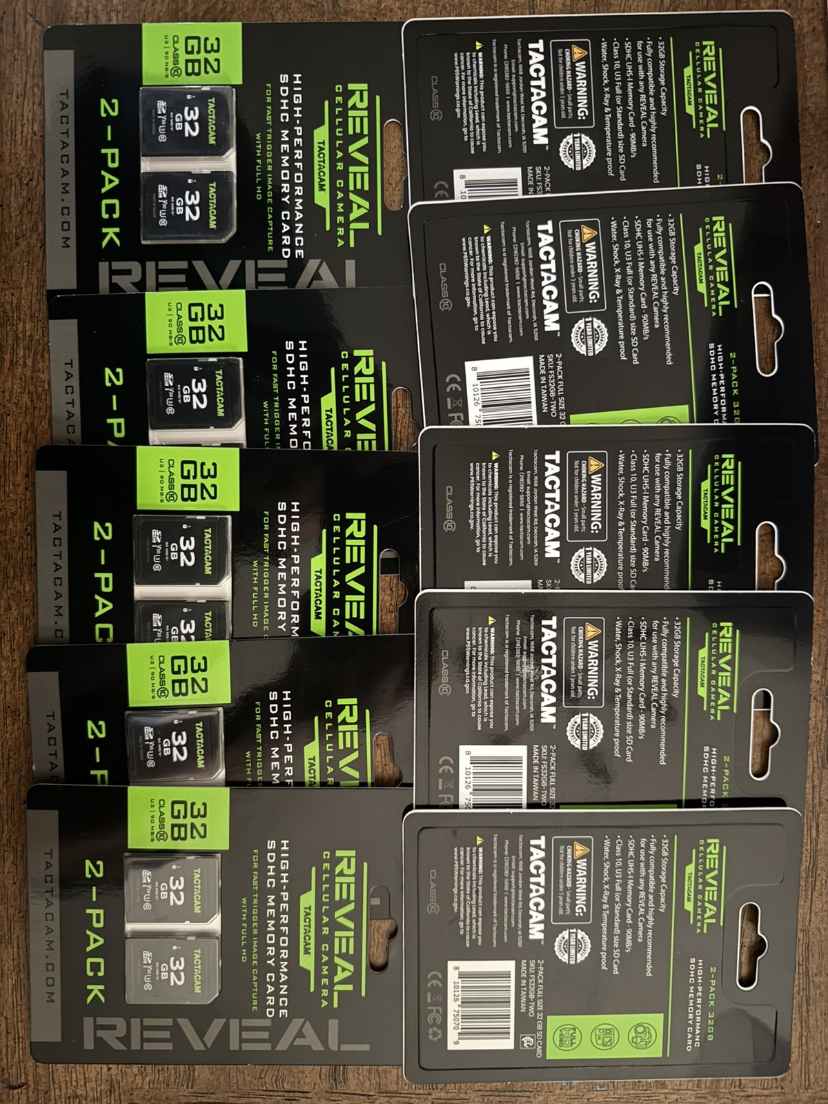 10 Pack Reveal Cellular Camera High Performance SDHC Memory Card 32GB 2PACK