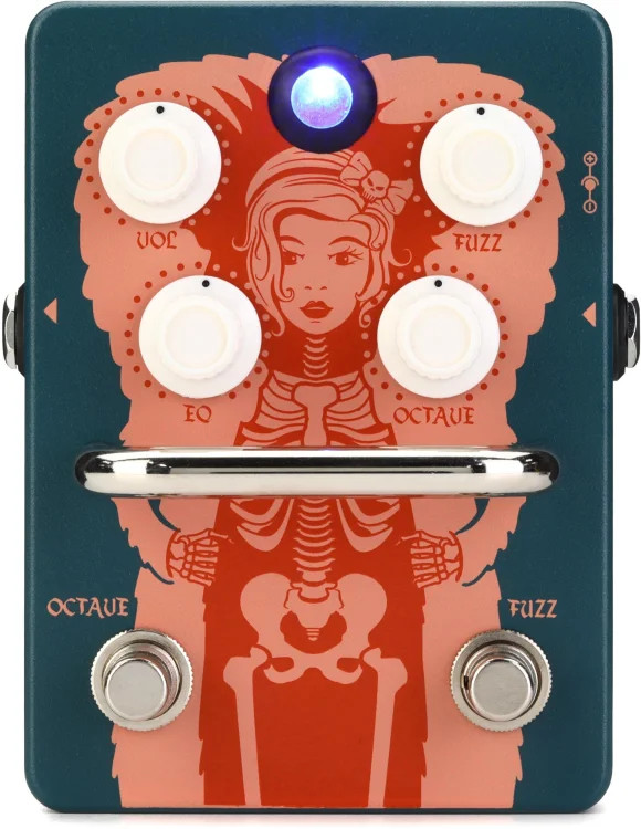Orange Fur Coat Octave Fuzz Pedal