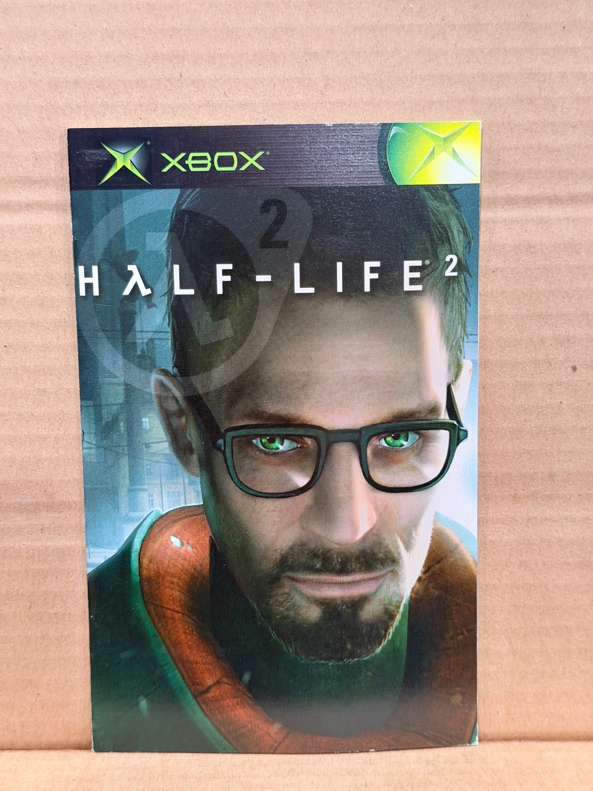 Half-Life 2 Microsoft Xbox  Game Manual Booklet Only No Game