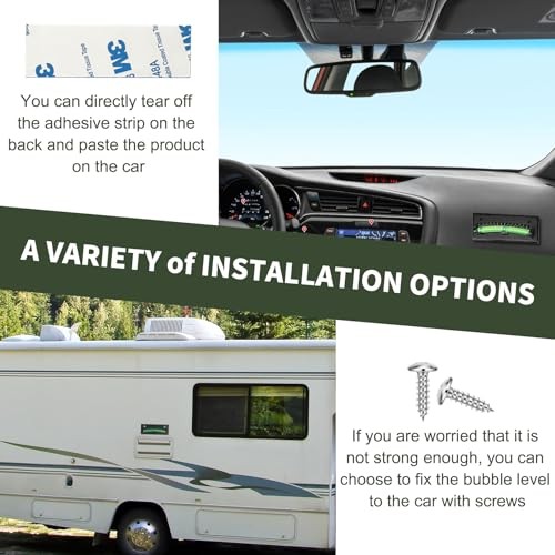 Rv Level Bubble 2-Pack, Bubble Level for Rv, Precision Leveling, Compatible