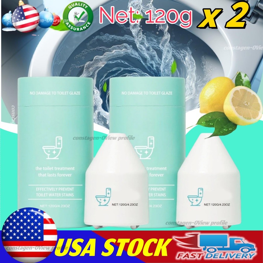 2X~Crazy Clean Pro Toilet Bowl Cleaner, Crazy Klean Toilet Cleaner 120g (Sealed)