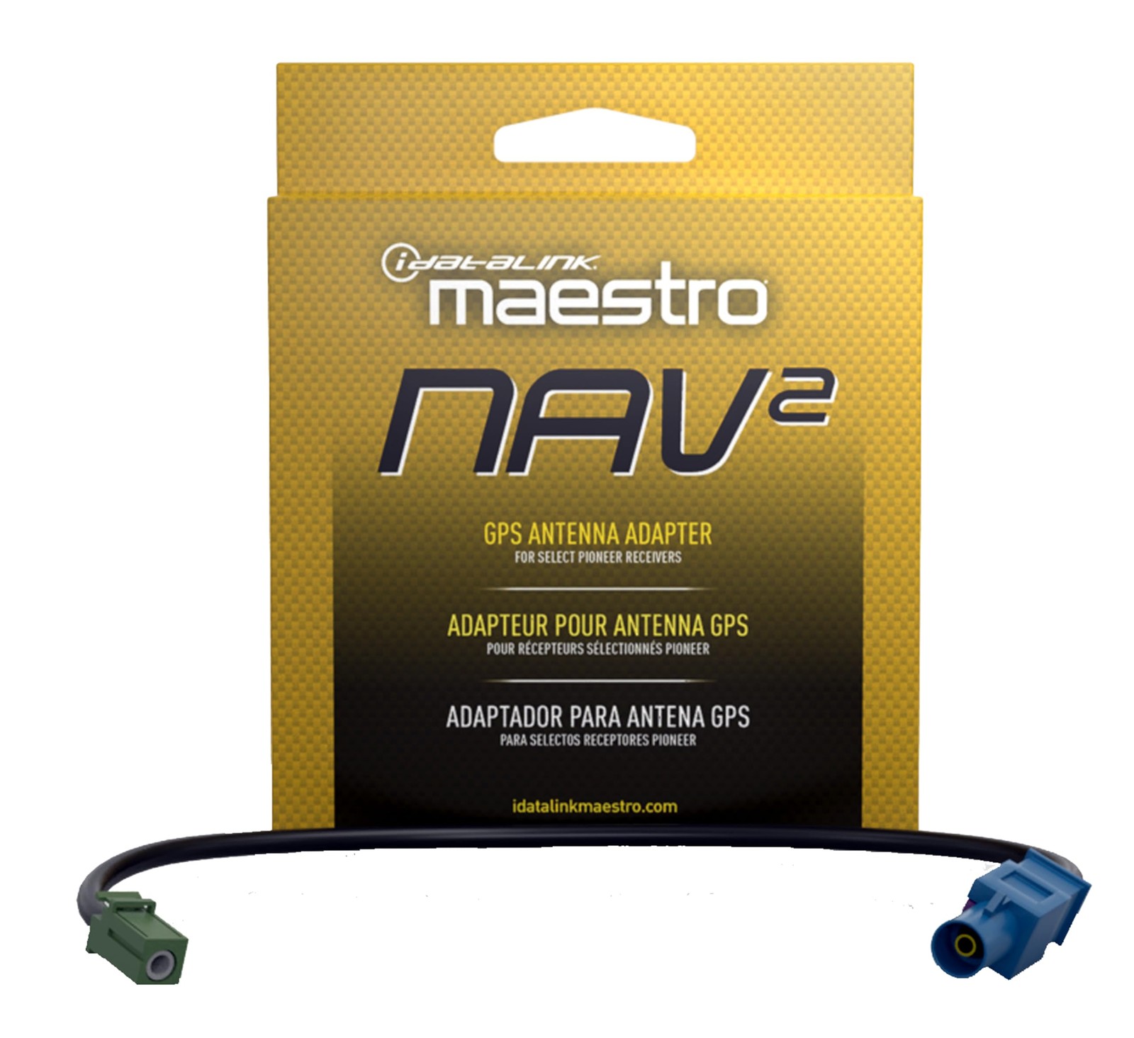 Maestro ACC-NAV2 Connect Factory GPS Antenna in select vehicles to Pioneer