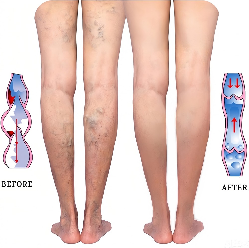 1x Full Leg Support Varicose Veins Thigh Long Compression Socks Stocking