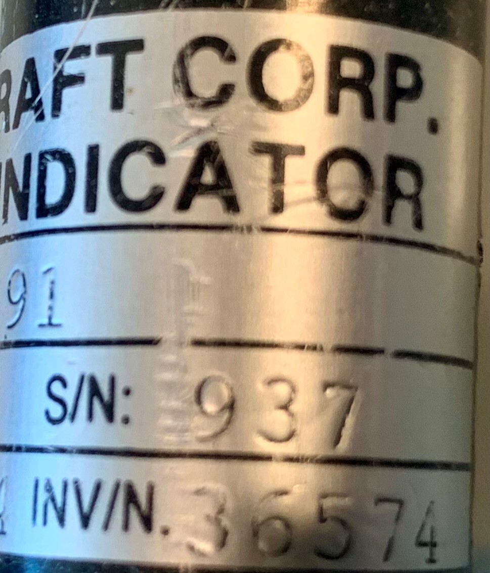 Prop Sync Indicator 50-389091 Removed Working