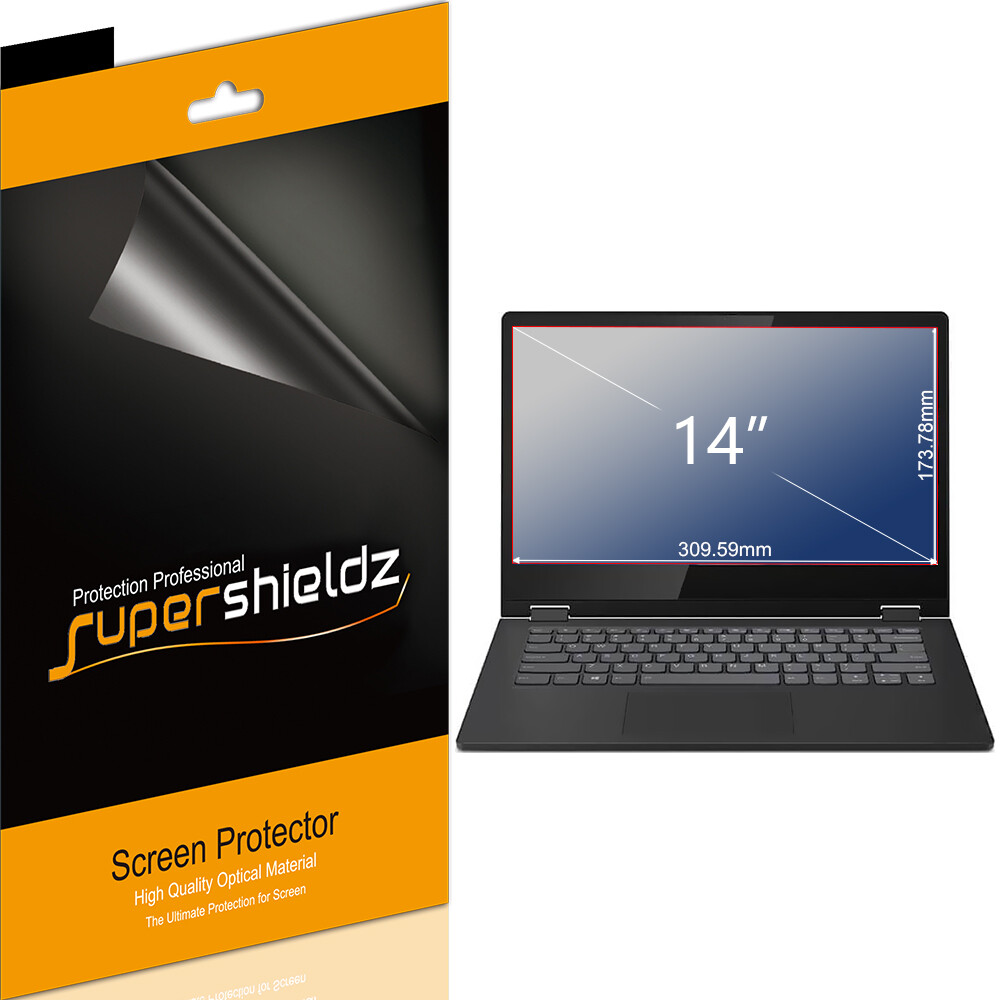 3X Supershieldz Clear Screen Protector for Universal 14 inch (309.59mmx173.78mm)
