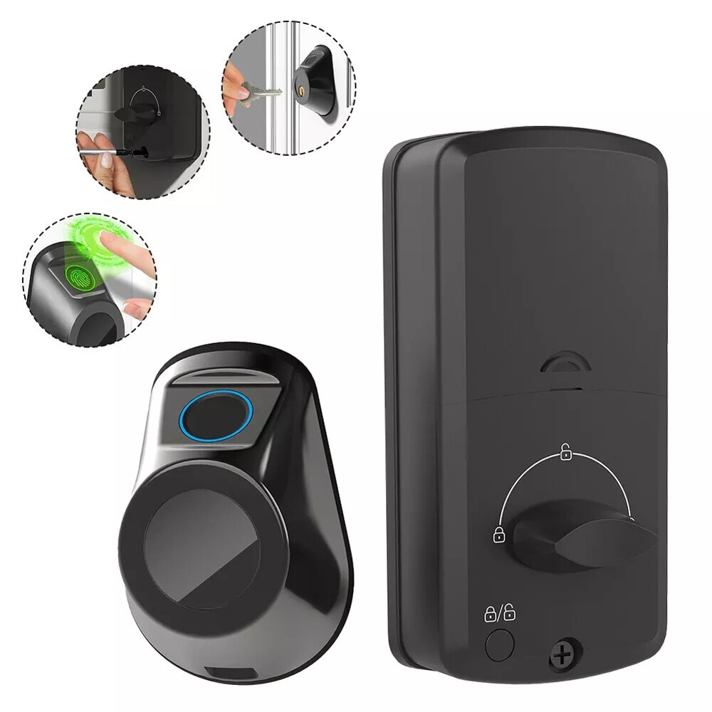 Tuya Inteligente Cerradura de huella dactilar electrónica APP Desbloqueo +Llaves