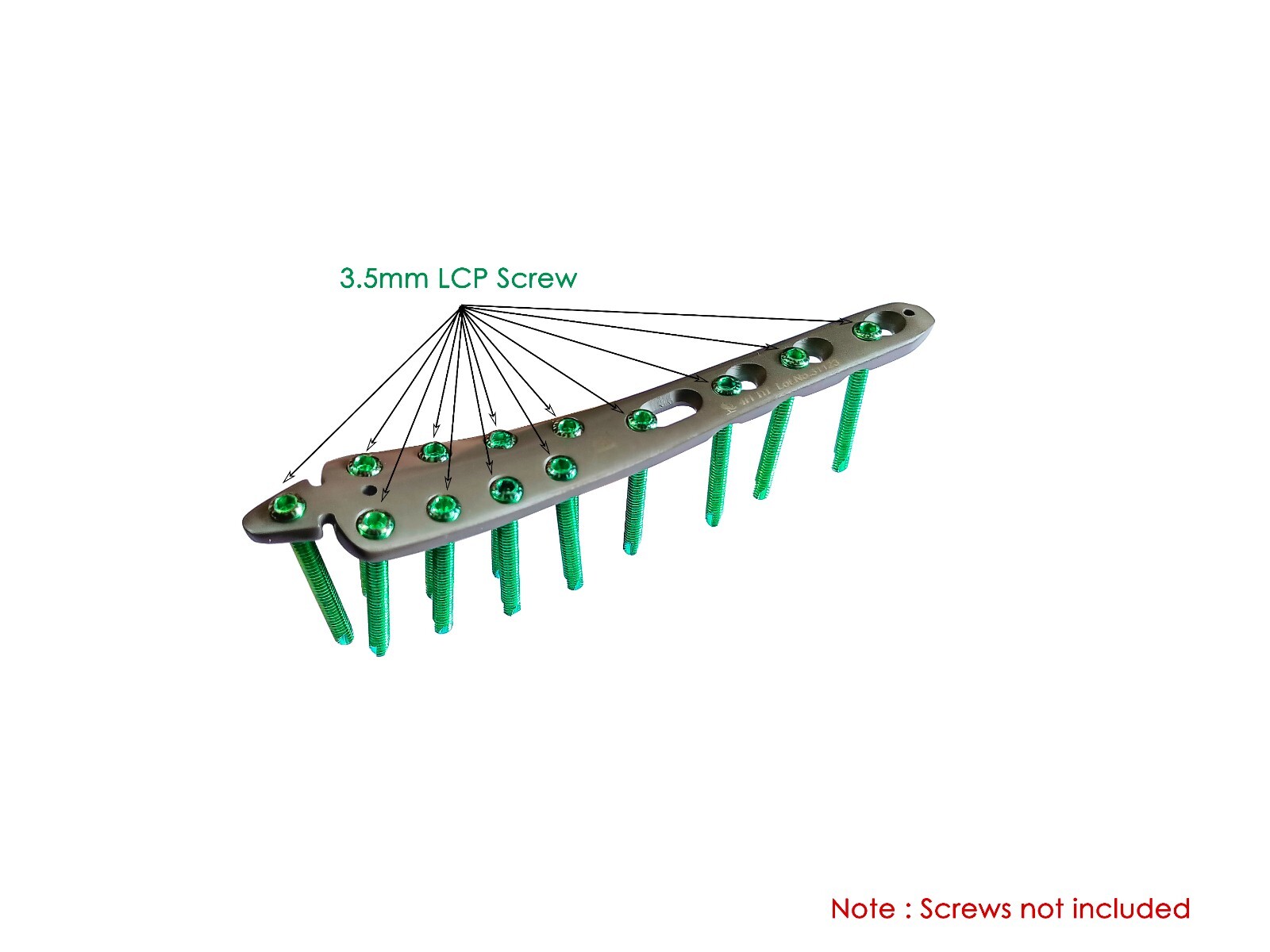 Locking 3.5mm Distal Tibia plate with Tip Veterinary Titanium Instrument