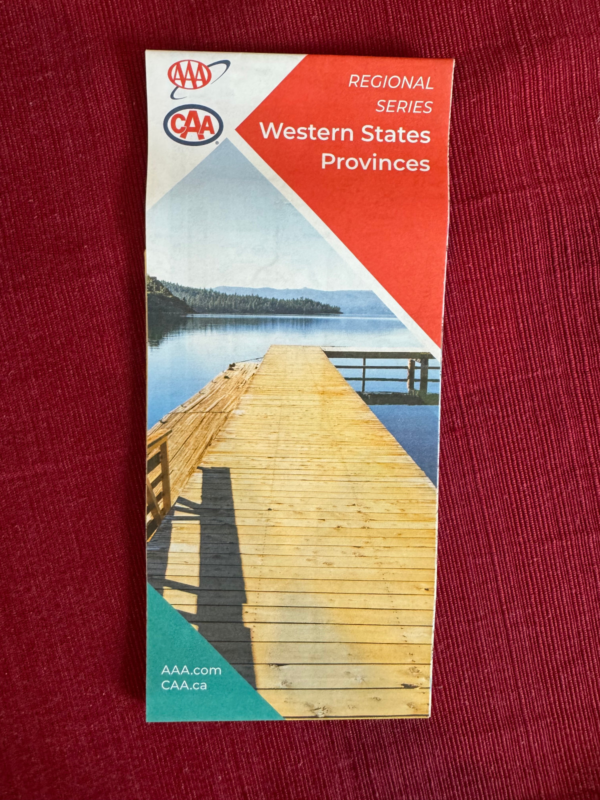 AAA CAA Western United States and Canadian Provinces map guide 2023 version
