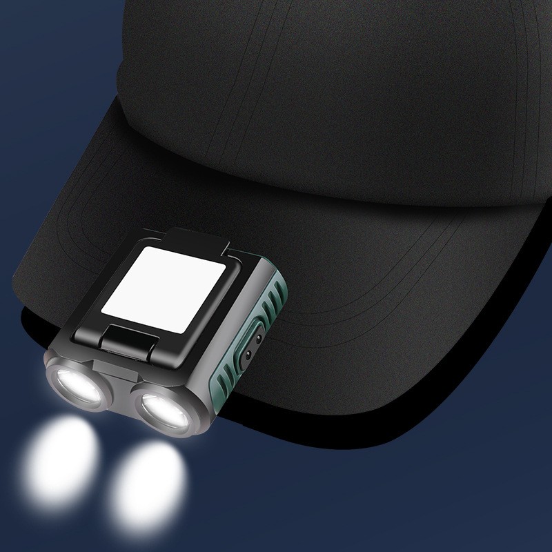 Headlamp Sensor Led Cob Usb Rechargeable Head Flashlight Built-in Battery New