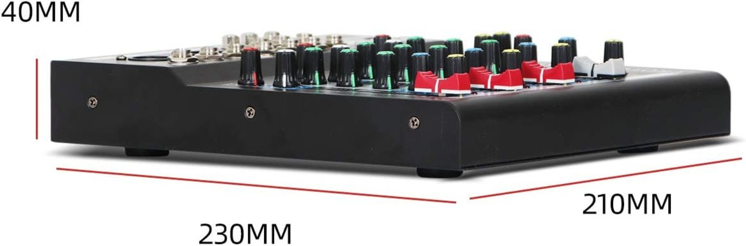 HT4 Bluetooth DJ Mixer USB Interface, 4-Ch Studio Recording