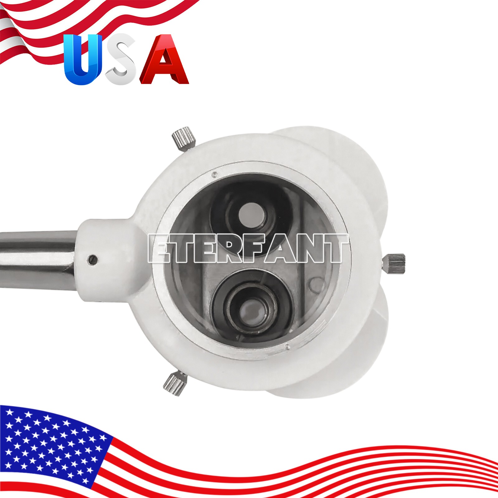 10X 360° Rotation Adjustable Binocular Stereo Microscope for Dental Lab Workshop