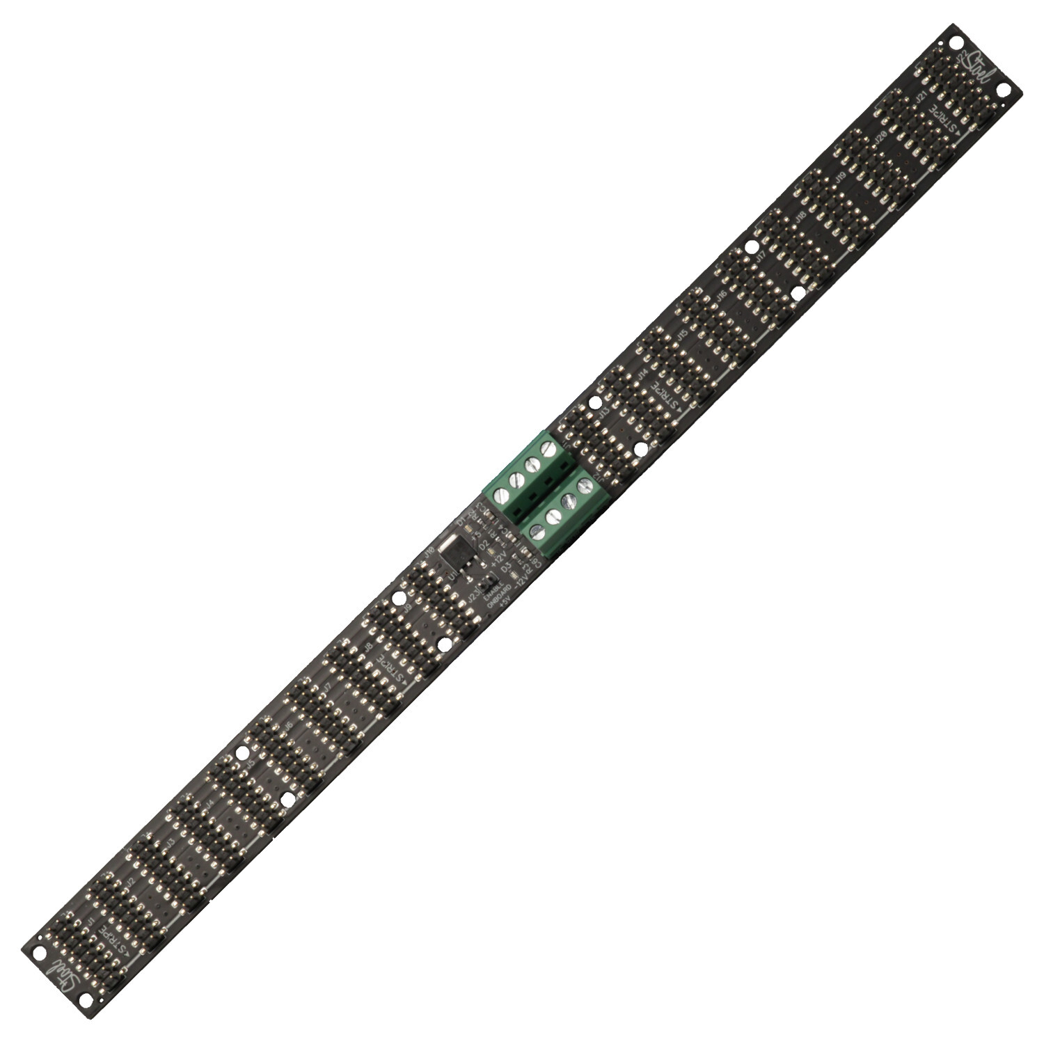 Bus Board with Onboard +5V Regulator for Modular Eurorack by Stoel Music Systems