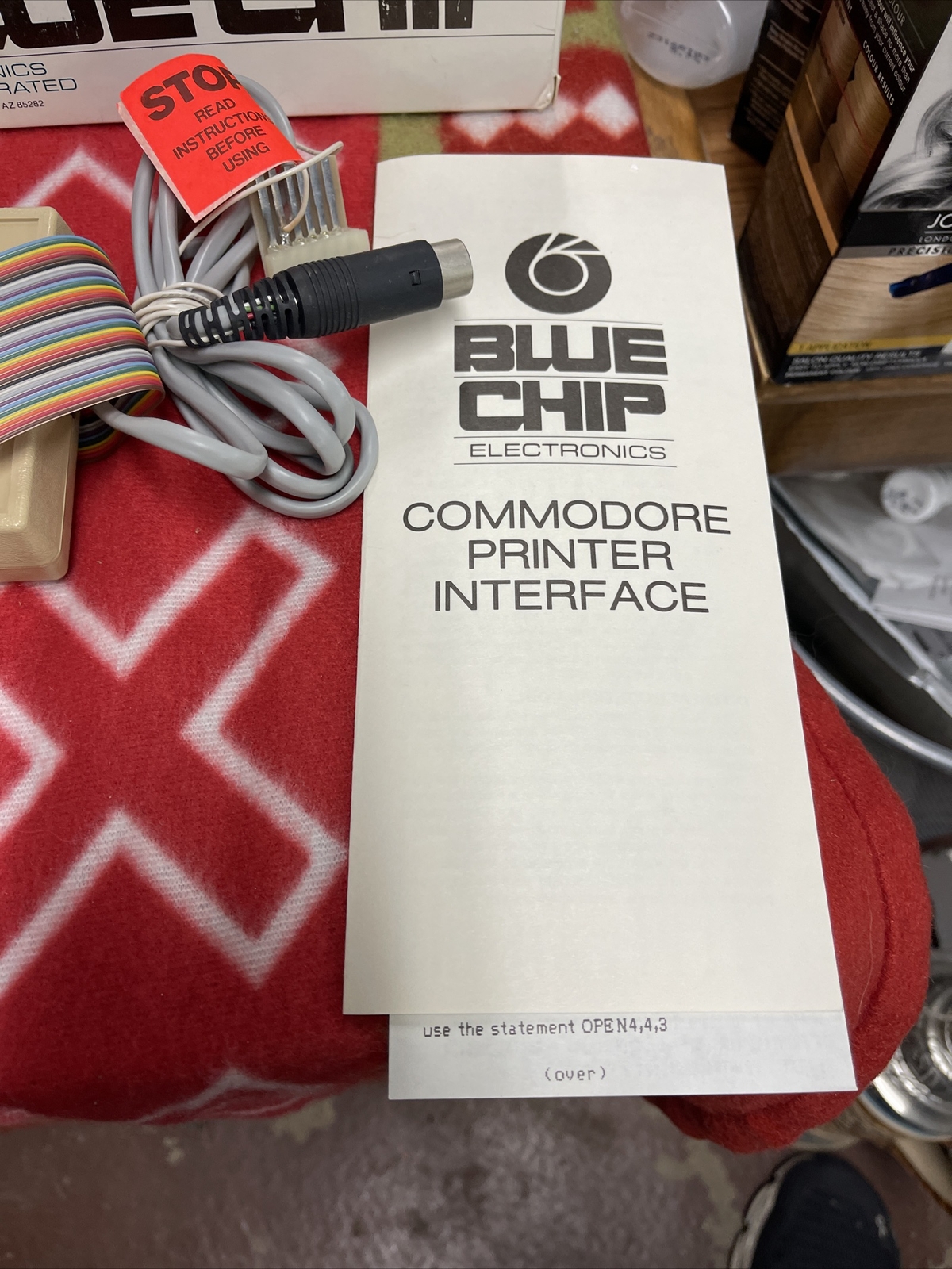 NOS NEW BLUE CHIP 120/10 COMMODORE PRINTER INTERFACE C64 VIC20 SX100 264 364