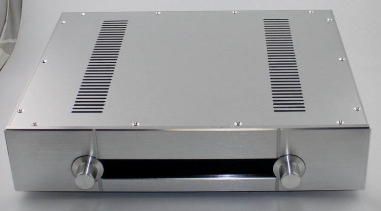 Premplifier Chassis Aluminum Case DIY HIFi Class AB Shell Size W430 D343 H92mm