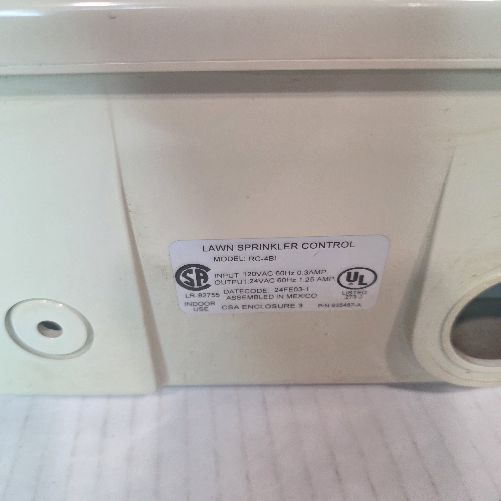 Rain Bird RC-4Bi Indoor Irrigation Controller Sprinkler NEW NEVER INSTALLED