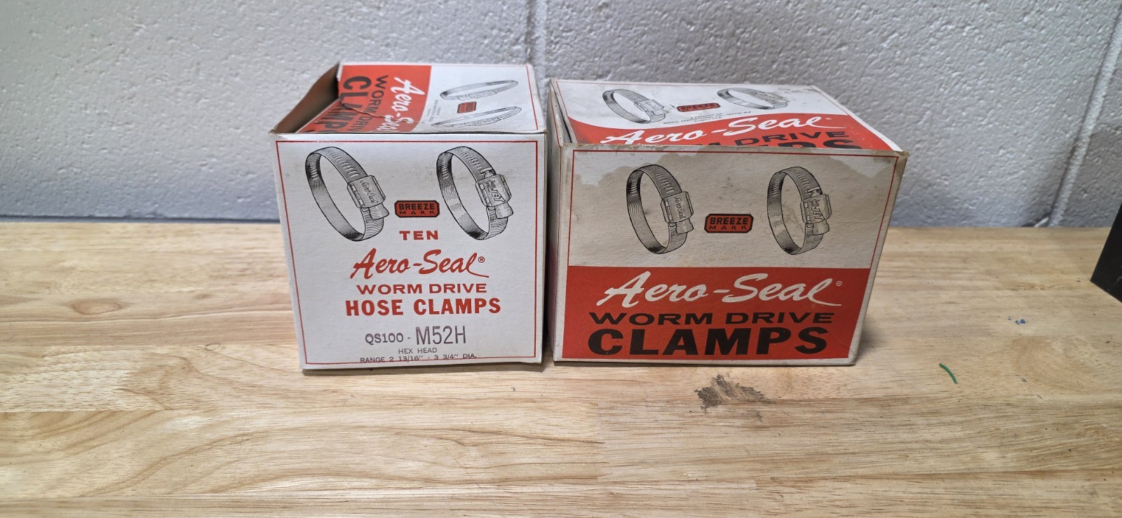 Aero-Seal Qs100 m52h 2 13/16" - 3 3/4" Hose Clamps