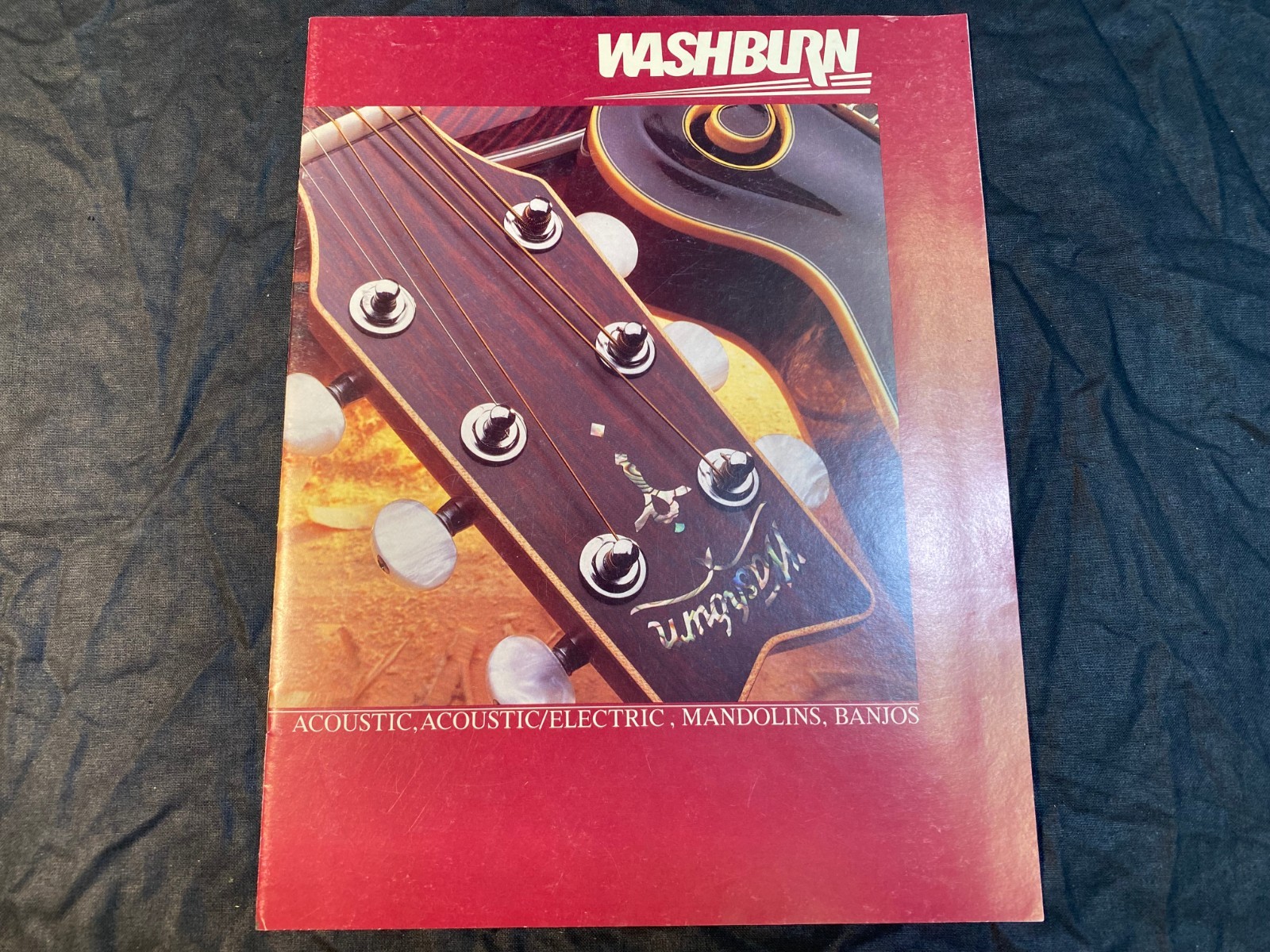 1980's Washburn Acoustic Guitar Brochure