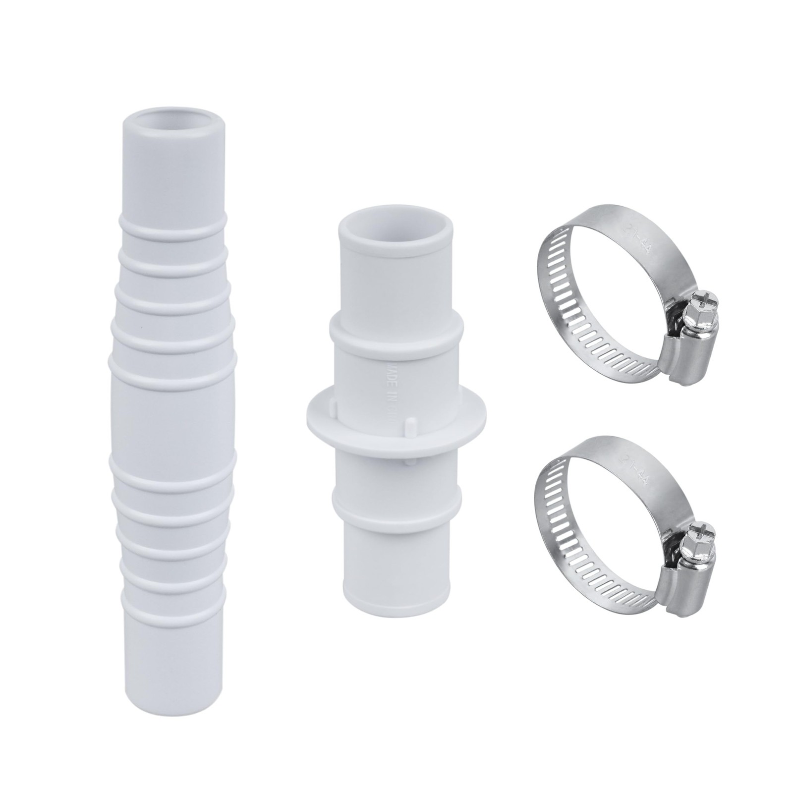 2 Pack Pool Vacuum Hose Adapter Connector 1-1/4" or 1-1/2" | Plastic Coupling...