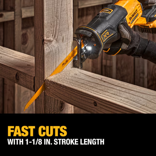 DEWALT 20V MAX XR Brushless 4-Tool Combo Kit with POWERSTACK, DCK449E1P1