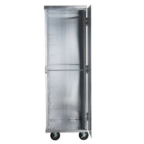 commercial enclosed aluminum baker's cart 29''L x 19''W x 46''H
