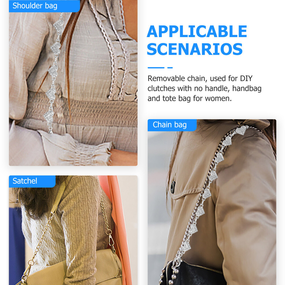 DIY Handbag Chain Replacement Strap Purse Chains Wallet Metal