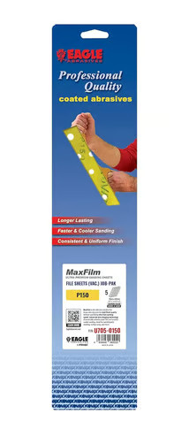 Eagle Abrasives MaxFilm S-T File Sht MH