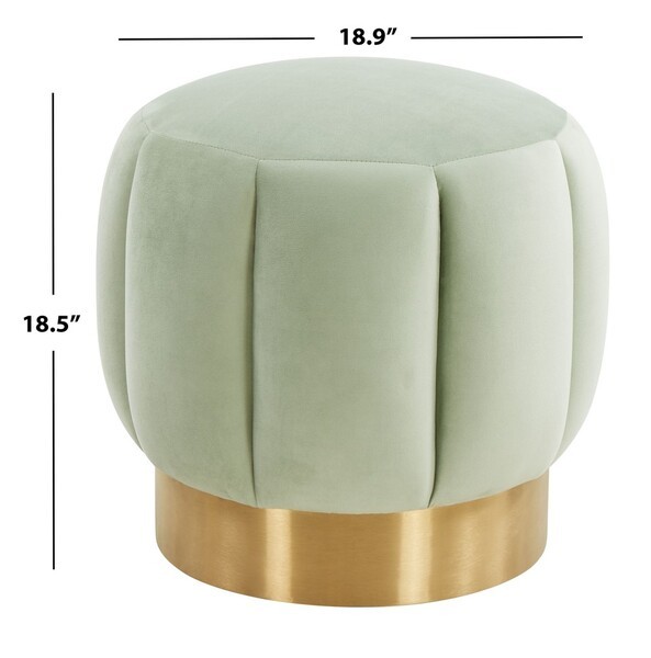 Safavieh MAXINE CHANNEL TUFTED OTTTOMAN, Reduced Price 2172772005 SFV4707K