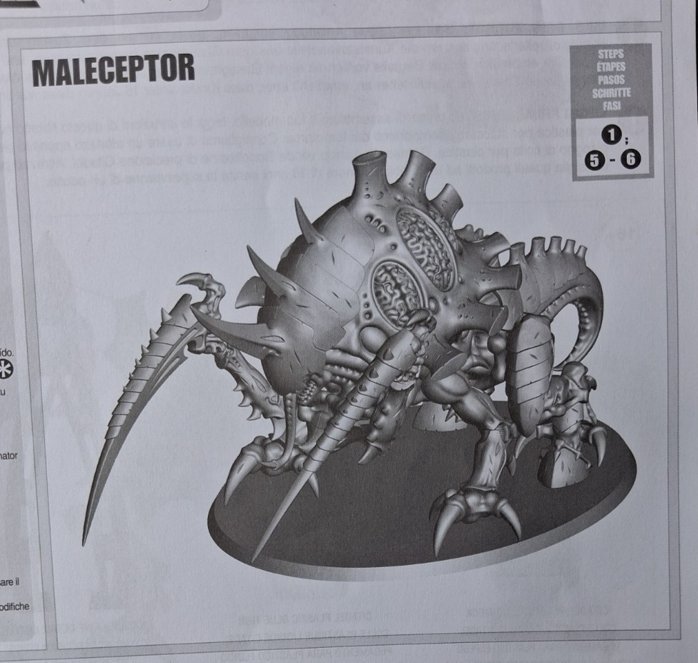 Malceptor model NO Toxicrene bits Warhammer 40K Tyranids Tyranid
