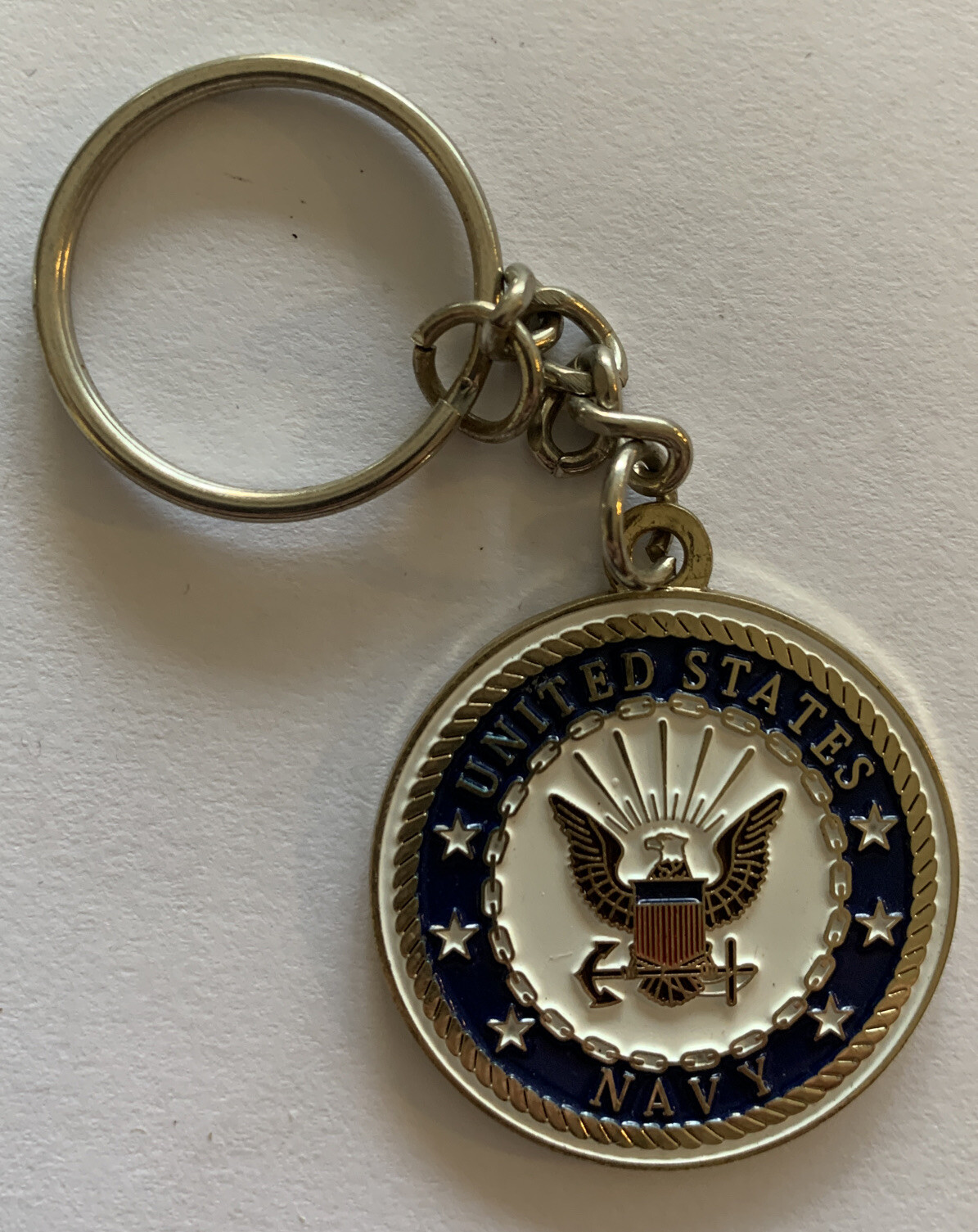 CHALLENGE COIN Keychain United States Navy Military Veterans Museum