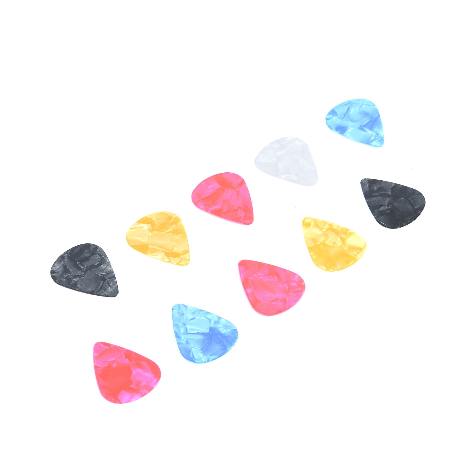 100PCS Acoustic Bulk Guitar Pick Picks Plectrum Celluloid Electric Smooth 0.46mm
