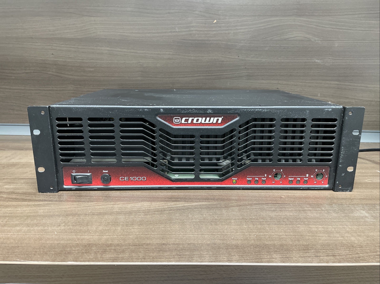 Crown CE1000 2 Channel Professional Power Audio Amplifier, Power Tested