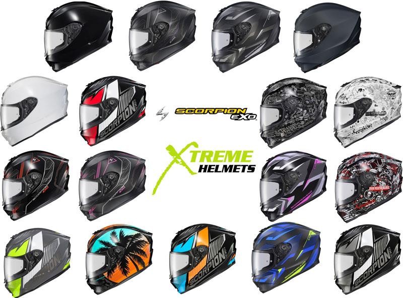 Scorpion EXO-R330 Helmet Full Face Moisture Wicking Pinlock Ready DOT ECE XS-3XL