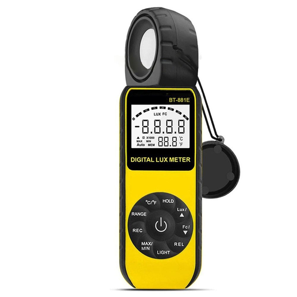 For BTMETER 881E Digital Lux Meter with LCD Backlight and Wide Lux Range