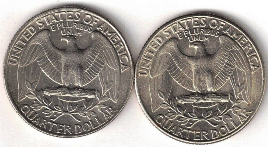 1994-P + D A/Uncirculated Two Washington Quarters!