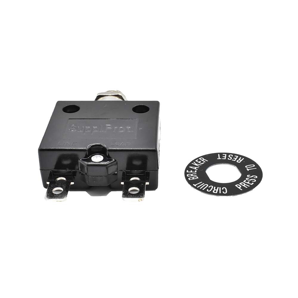 17 Amps Pushbutton Thermal Circuit Breaker Reset Boot Switch - SE17OLS